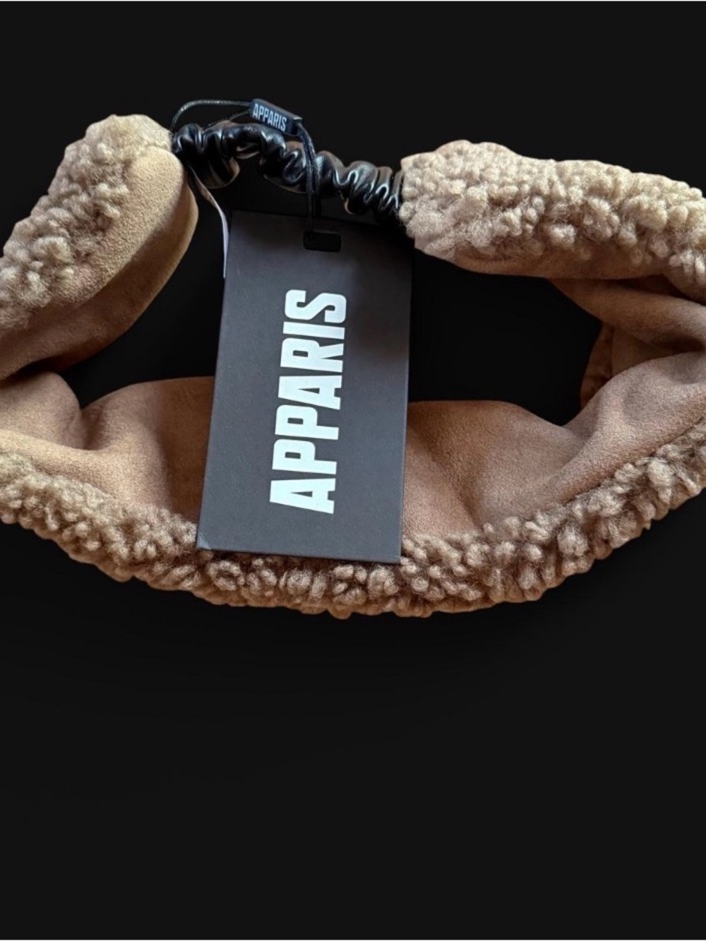 Apparis Elani Sherling Sherpa Headband/Earwarmers Camel/Beige